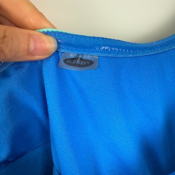 Old Navy Women's Color Block One Shoulder One Piece Swimsuit, Size M - Picture 6 of 7